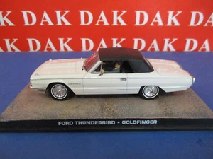 Die cast 1/43 Modellino Auto 007 James Bond Ford Thunderbird - Goldfinger - Foto 1 di 6