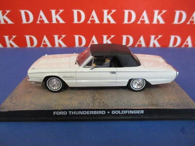 Die cast 1/43 Modellino Auto 007 James Bond Ford Thunderbird - Goldfinger - Immagine 1 di 4