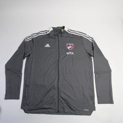 FC Dallas adidas Aeroready Jacket Men's Gray/White New Cover