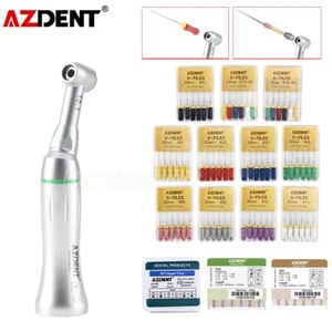 NUEVO AZDENT Dental 10:1 Endo Tratamiento Contra Ángulo Pieza de Mano/Limas de Canal Raíz - Imagen 1 de 49
