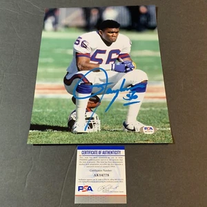 Lawrence Taylor Signed New York Giants 8x10 Photo PSA DNA - Picture 1 of 1