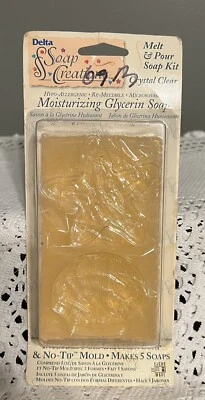VTG NIP Delta Soap Creations Melt/Pour kit glycerin starfish seashell - Image 1 of 2