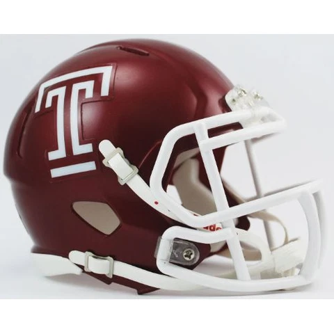 TEMPLE OWLS NCAA Riddell SPEED Full Size Authentic Football Helmet Cover