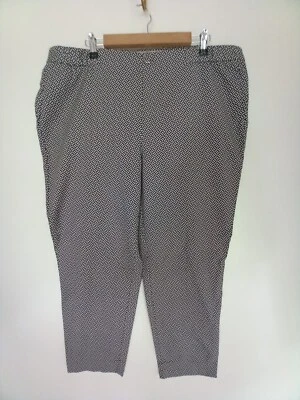J Jill Pants 22 Women's Essential Slim Ankles Pull On Gray Black - Image 1 of 4