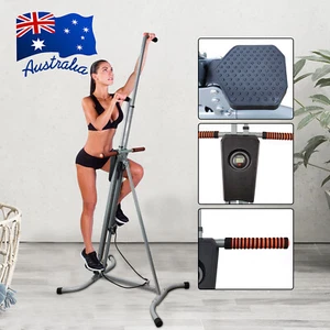 Vertical Climber Step Machine Fitness Exercise Climbing Cardio Workout Trainer O - Picture 1 of 11