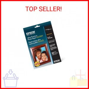 Epson Ultra Premium Photo Paper GLOSSY (5x7 Inches, 20 Sheets) (S041945) - Picture 1 of 2