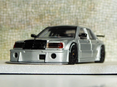 CUSTOM 1/43 Minichamps Mercedes Benz 190 E Klasse 1 DTM 1993 Plain Body Grey - Imagen 1 de 4