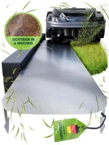 Rasenkante für Mähroboter Beeteinfassung aus Corten Stahl 10 Stüc - Bild 1 von 8