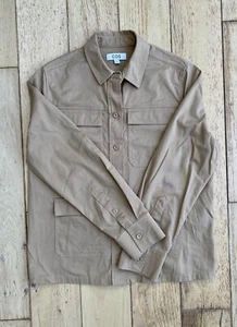 Cos Twill Utility Overshirt Beige 36 - Picture 1 of 5
