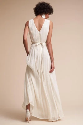 Anthropologie JAYNE DRESS BHLDN White Nights Romantic Feminine Bride Romantic - Image 1 of 4
