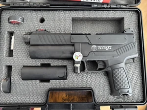 Hatsan Velox PCP Pistol, FDE, .22 + Donnyfl moderator - Picture 1 of 7