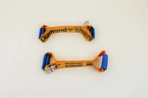 2 Pack of Gold DIAMOND WEAVE Dog Bones for Rollback / Flatbed Wrecker Straps - Bild 1 von 4