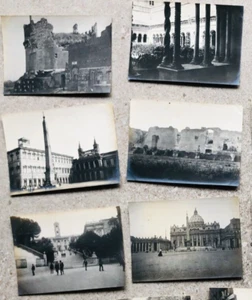 Vintage Fotografien Lot x17 Roma, Vatikanstadtansichten, Italien Landschaften 1902 - Bild 1 von 14
