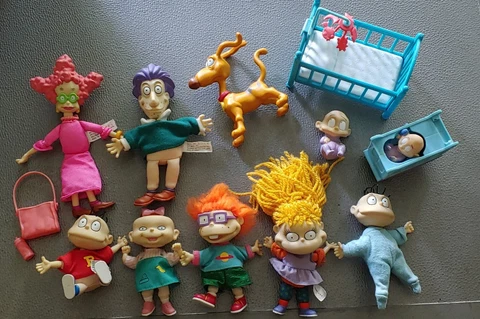 Vintage 90s Rugrats Toy Lot HUGE LOT Cover