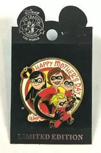 Disney Pin WDW The Incredibles Happy Mother’s Day LE Elastigirl 2005 Jack Jack - Picture 1 of 3