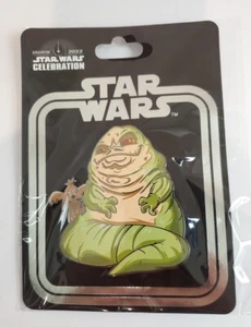 Star Wars Celebration 2022 Anaheim Jabba The Hutt Large Incentive Pin Sealed - Picture 1 of 3