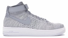 nike air force 1 flyknit hombre gris