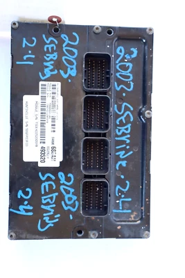 2003 DODGE STRATUS/CHRYSLER SEBRING 2.4L ENGINE COMPUTER P04896686AH - Image 1 of 3
