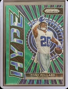 Tony Pollard - 2023 Panini Prizm Football - Hype - Green Wave Prizm #H-11 - Bild 1 von 1