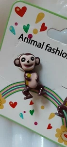 Animal Fashion Ohrringe Vorder- und Rückseite Stil/Affen - Bild 1 von 6