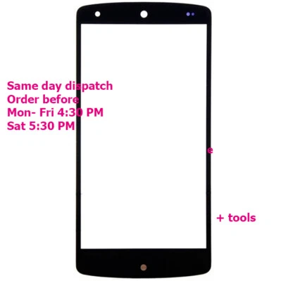 Per LG Google Nexus 5 LCD touch screen anteriore obiettivo vetro esterno LG D820 D821 - Immagine 1 di 2