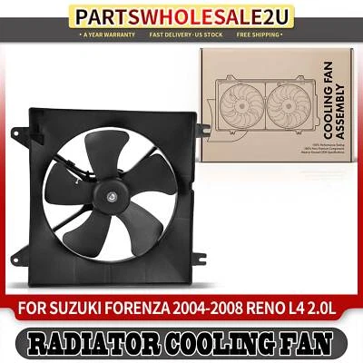 Conjunto de ventilador de refrigeración del radiador para Suzuki Forenza 04-08 Reno 2005 2006-2008 2,0 L Foto 1 de 4