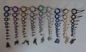 Rod Building Wrapping Various colored SF, DF OEM guide sets - Picture 1 of 5