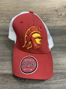 USC Baseball Hat Adult OSFM Trojans Maroon Strapback Embroidered Adjustable NWT - Picture 1 of 8