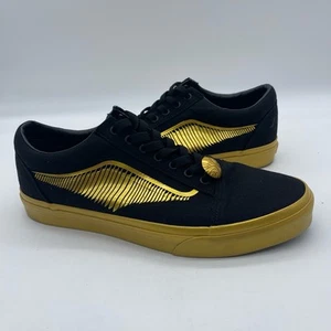 Zapatos Vans x Harry Potter Golden Snitch Old Skool 721356 para hombre talla 12 dorados negros - Imagen 1 de 11