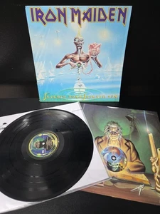 Iron Maiden Seventh Son Of A Seventh Son Lp Vinyl 1988 1st Press Shrink/Insert - Picture 1 of 13