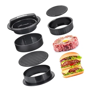 Hamburger Presse Patty Maker, Hamburgerpresse, Burgerpresse, 3 in 1 gefüllte Bu... - Bild 1 von 7