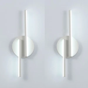 2X Wandleuchte LED Innen Moderne Wandlampe Kaltweiß 6500K Wohnzimmer Korridor - Bild 1 von 9