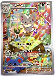 TEF DE - 183/162 Chillabell / Cinccino Gewalten der Zeit Pokémon Karte Deutsch - Picture 1 of 1
