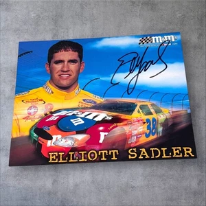 Elliott Sadler VINTAGE M&Ms RACING 2003 WINSTON CUP NASCAR 8x10 signed photo - Picture 1 of 1