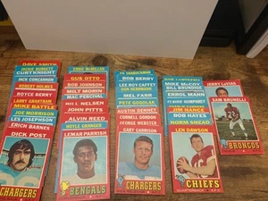 1971 TOPPS FOOTBALL CARDS LOT OF 48 VG SCOTT & WEHRLI RC'S - Picture 1 of 2