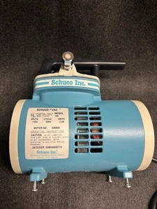 SCHUCO-VAC MODEL 130 Aspirator Vacuum Suction Pump 115V CYCLE 60HZ 2.5 AMPS - Picture 1 of 9