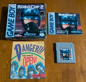 Nintendo Game Boy Robocop 2 Gameboy Box, Manual, Insert, Clean Game, Ocean - Picture 1 of 7