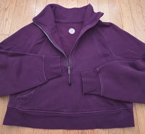 Sudadera Lululemon Para Mujer Buceo Gran Tamaño Cuello Embudo Media Cremallera - Talla XS/S - Imagen 1 de 7