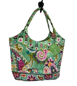 Vera Bradley Daisy Purse Women Green Tutti Frutti Small Handbag NWT Retired - Picture 1 of 16