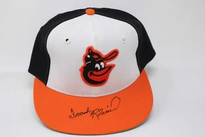 Frank Robinson Signed Hat Cap PSA/DNA New Era Orioles 57/8 Fitted  ID:374377 - Picture 1 of 3