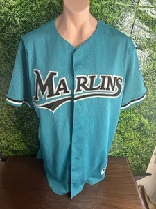 2001 MLB Florida Marlins Baseball #31 Game Worn Spring Training Jersey Size 50 - Picture 1 of 6