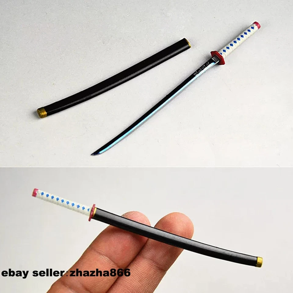 Figura de acción personalizada 1/12 3,93"" espada samurai katana para Tomioka Giyu 6" Foto 1 de 1