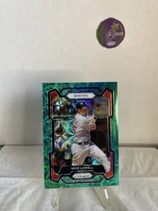 Mike Lowell 2024 Prizm Green Scope Prizm Card /75 Red Sox - Picture 1 of 2