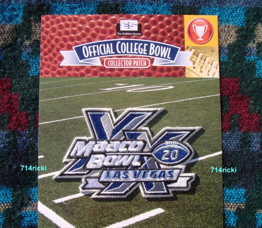Parche MAACO Las Vegas Bowl 2011 20 aniversario Boise State vs Arizona State Foto 1 de 1