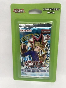 2020 KONAMI Yu-Gi-Oh!  BLUE EYES WHITE DRAGON BOOSTER PACK SEALED LEGENDARY - Picture 1 of 11