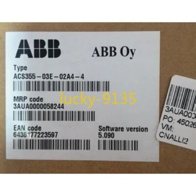 New 1PC ABB ACS355-03E-02A4-4 Inverter ACS35503E02A44 Expedited Shipping - Image 1 of 2