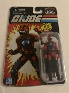 Gi Joe 25th COBRA HISS DRIVER 3.75" Action Figure Foil Card-Hasbro W/ Protector! - Picture 1 of 6
