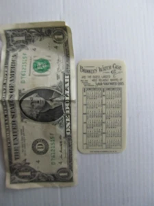 Rare 1895 Antique Advertising Pocket Calendar, BROOKLYN WATCH CASE CO., Weeks - Picture 1 of 4