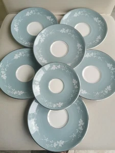 Royal Doulton REFLECTION English Translucent China, Collection of Side Plates x7 - Picture 1 of 12