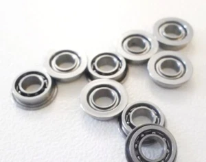 8x FoRally Ball Bearings with Collar for Slot Cars, 3x6x2, MF63 Open, 8 Pieces! - Picture 1 of 1